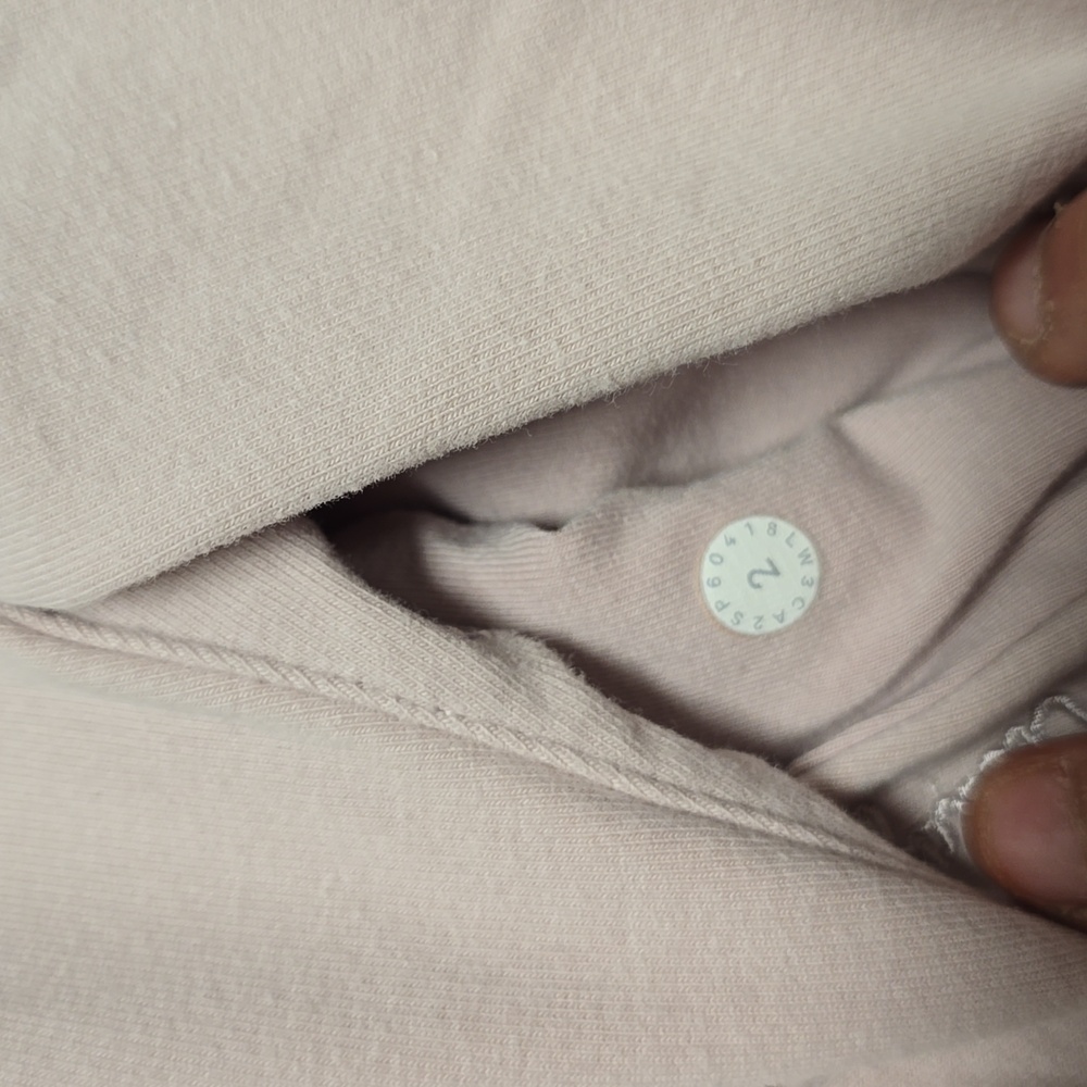 Lululemon Go Forward Pullover Porcelain Pink size 2 - Picture 9 of 10